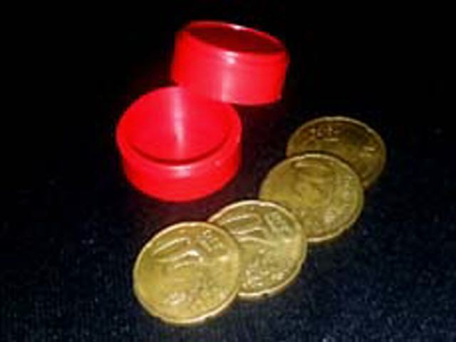 Coin in Nest (Metall)