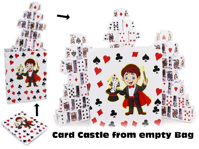 Card Castle from empty Bag