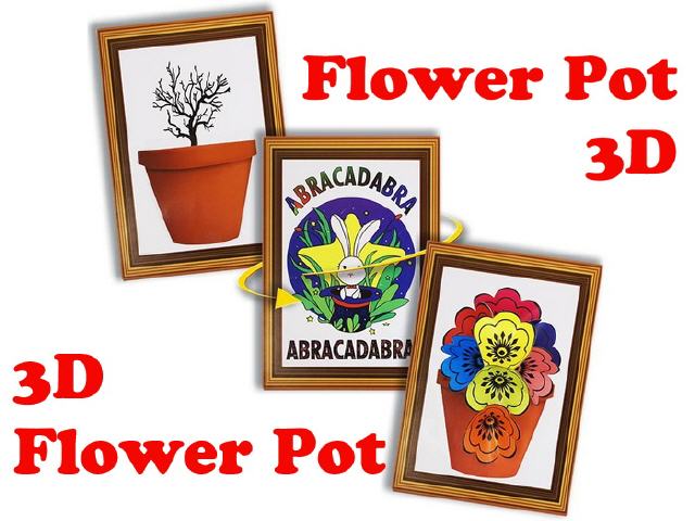 3D  Flower Pot