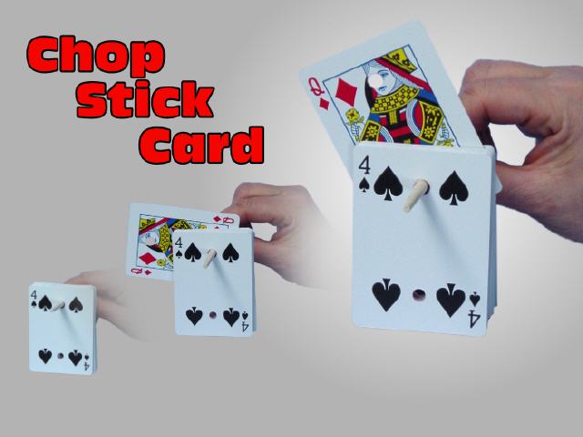 Chop Stick Card, rot